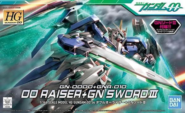 Gundam Gunpla HG 1/144 54 OO Raiser+GN Sword III